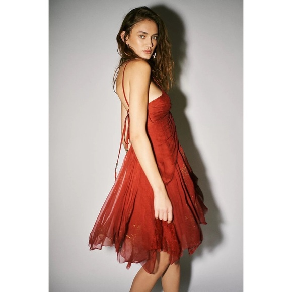 NWT Free People X Brenda Knight Mini Ophelia Dress - Picture 16 of 16